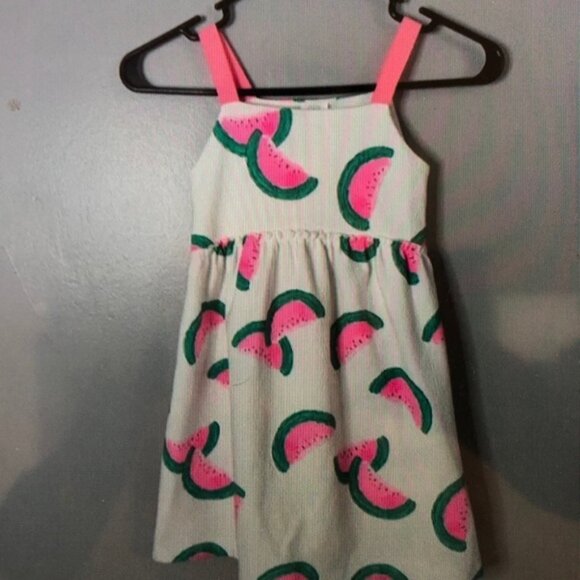 Watermelon Print Kids Dress - Picture 1 of 3